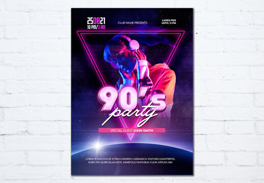 90's Party Poster