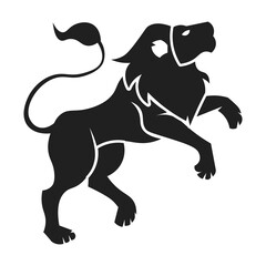 Leo zodiac tattoo vector design....