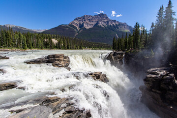 Fototapeta na wymiar Athabasca Falls, AB