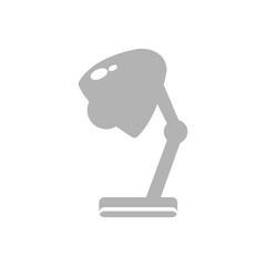 table lamp icon on a white background, vector illustration