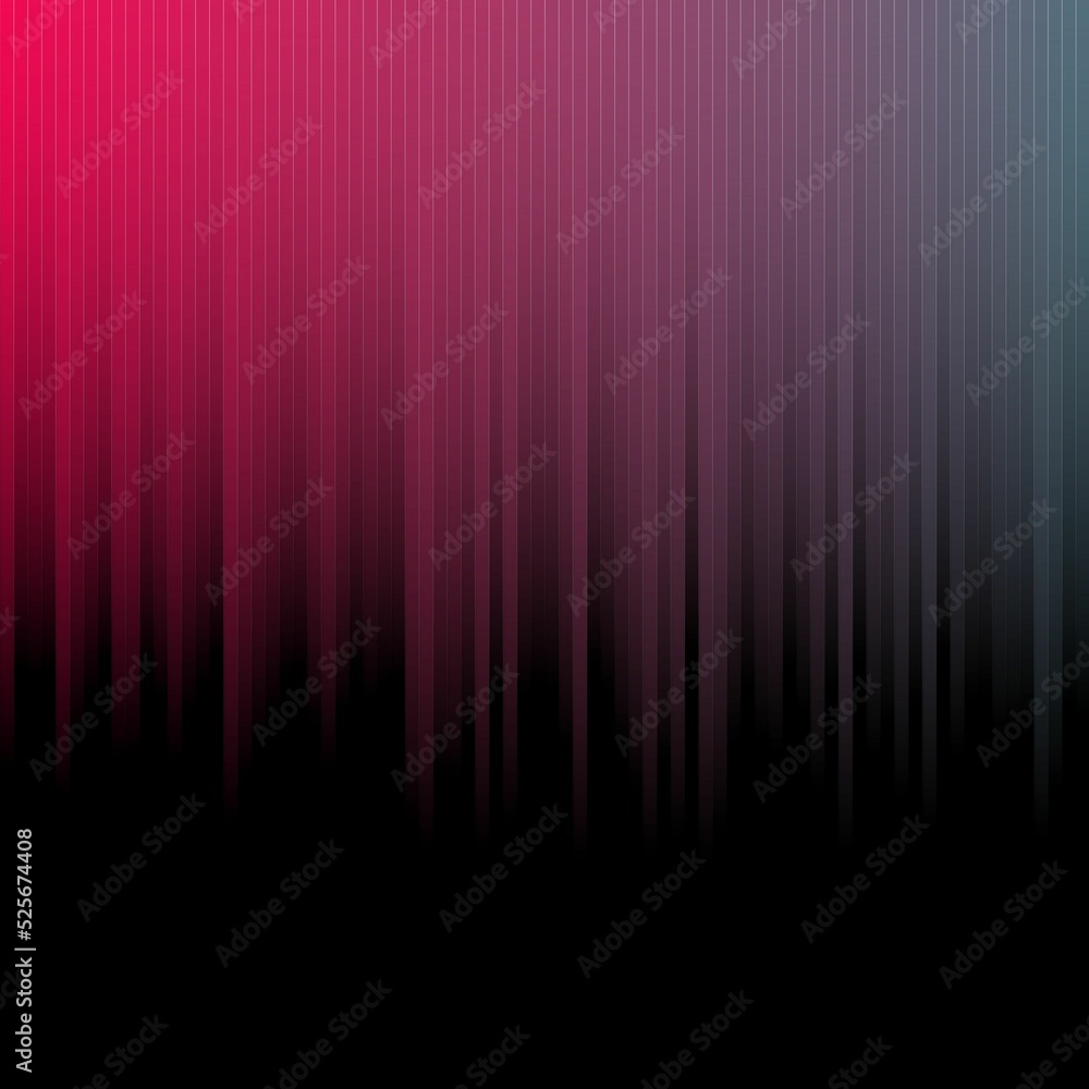 Poster illustration of an abstract background design with bright multicolored gradient vertical blur line
