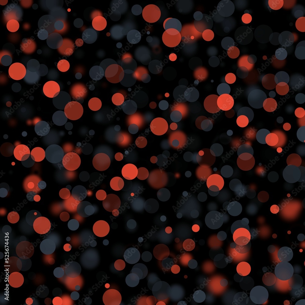 Aufkleber illustration of an abstract light dots and blurred circles multicolored backdrop like bokeh spot