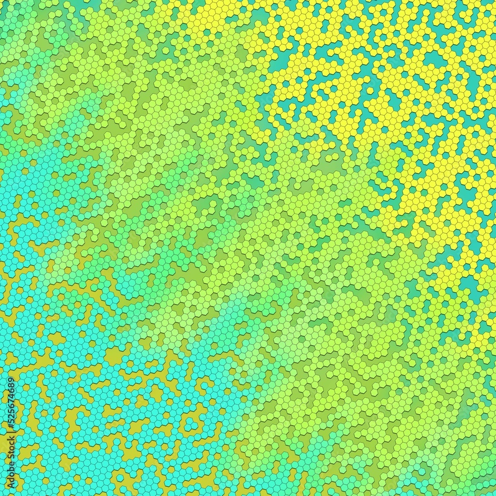 Poster abstract multicolored low poly mosaic hexagon style background bright geometric hexagon imagin