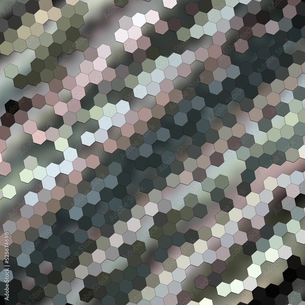 Poster abstract multicolored low poly mosaic hexagon style background bright geometric hexagon imagin
