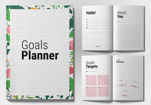 Goals Planner Worksheet Layout
