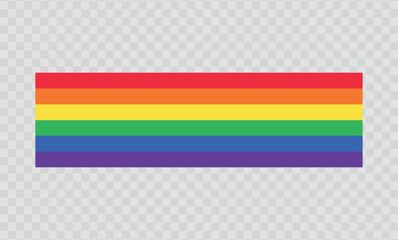 LGBTQ+ Pride Month, vector. İsolated on background
