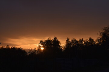 Home! The best evening at home!Sunset