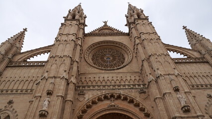 mallorca cathedral in balearic islands, spain 