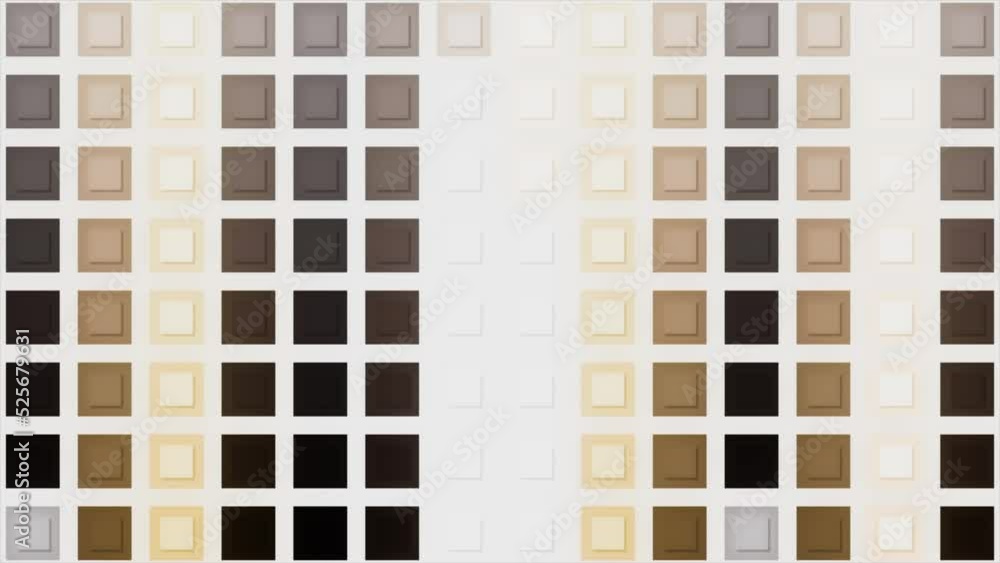 Poster white background. motion.different shades of brown long lines move from bottom to top in the animati