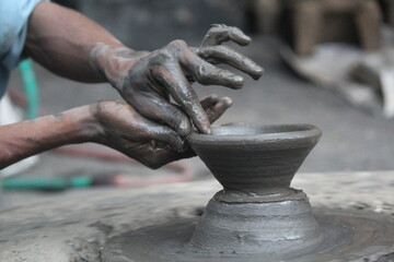 Making a lamp for upcoming festival 