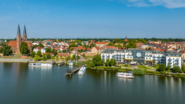 Neuruppin - Ruppiner See - Luftbildaufnahme