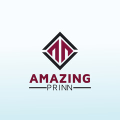 lletter AP vector logo design