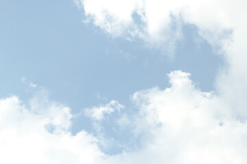 blue sky with clouds