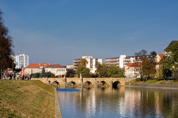 The oldest stone bridge in Central Europe in Písek