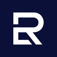 ER Logo Design , Initial Based ER Icon
