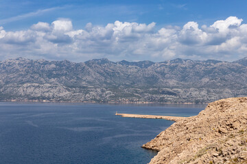 Obraz premium Bridge Paski, Pag Croatia