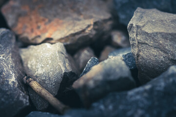 Fototapeta na wymiar close up of a rock