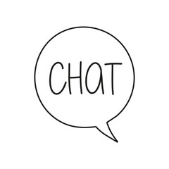 Fun Fact on doodle speech bubble