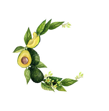 avocado wreath