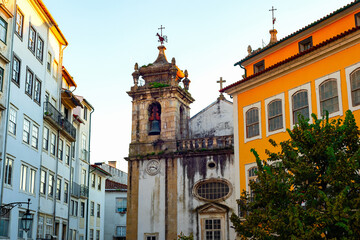 Fototapeta premium Old town architecture Braga Portugal