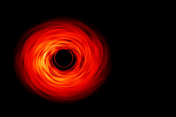 Black hole in deep space. Elements of this image furnished by NASA