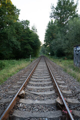 Obraz premium Schienen