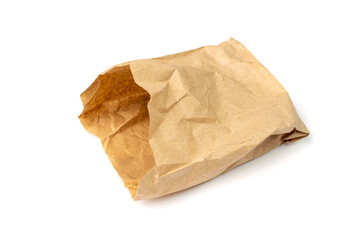 Brown Paper Bag Isolated