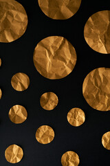 Brown Circle paper dots	
