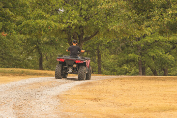 young male person riding an atv © Debra Lawrence