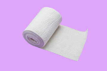 elastic medical bandage for injuries and fractures