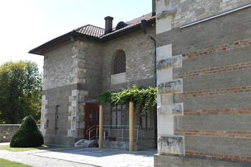 Obraz premium Museum Carnuntum in the archaeological park in Petronell, Austria