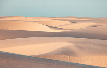 Fototapeta na wymiar sand dunes in the desert