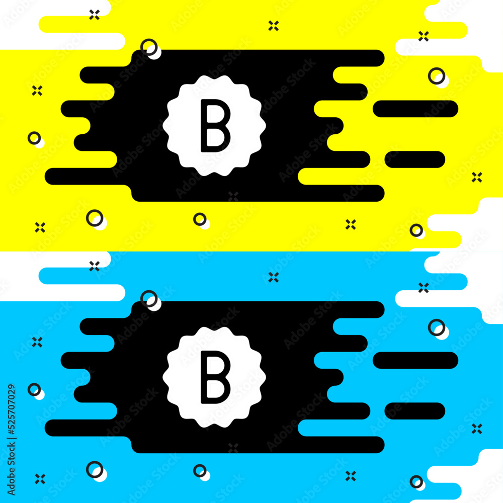 Poster white exam paper with incorrect answers survey icon isolated on black background. bad mark of test r