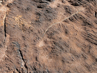 abrasions on limestone cliffs and surface changes and patterns in stones