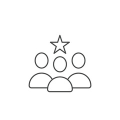 favorite or popular person icons  symbol vector elements for infographic web