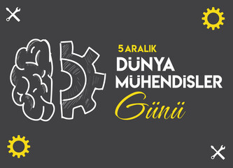 world engineers day. illustration in vector file	