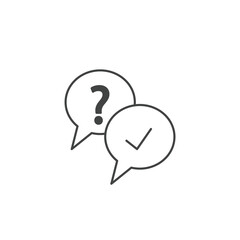 question support icons  symbol vector elements for infographic web