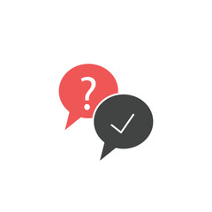 question support icons  symbol vector elements for infographic web