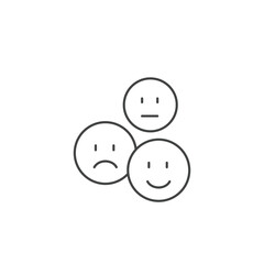 satisfaction icons  symbol vector elements for infographic web