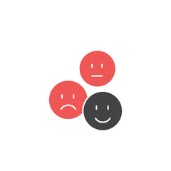 satisfaction icons  symbol vector elements for infographic web