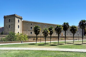 Fototapeta na wymiar Aljaferia Palace in the city of Zaragoza