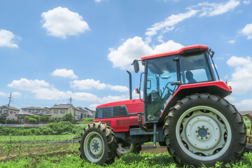 トラクター作業風景