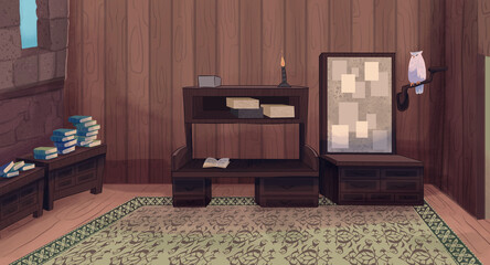 Fondo habitacion magica