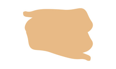 orange blobs abstract