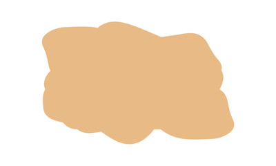 orange blobs abstract