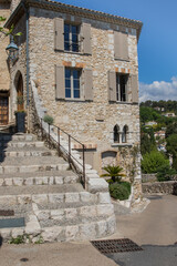 France European Italy Village Stonework Vines Summer 
