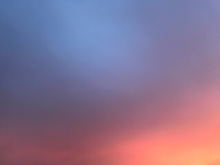 sunset twilight with beautiful clound