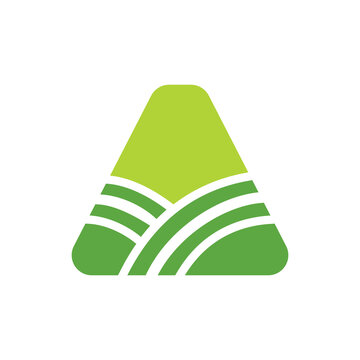 Letter A Agriculture Logo. Agro Farm Logo Based on Alphabet for Bakery, Bread, Cake, Cafe, Pastry, Home Industries Business Identity