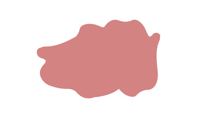 abstract blob maroon