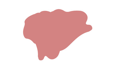 abstract blob maroon